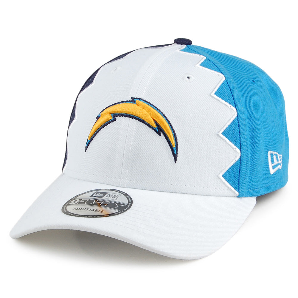 Casquette 9FORTY NFL Draft Los Angeles Chargers blanc-bleu NEW ERA