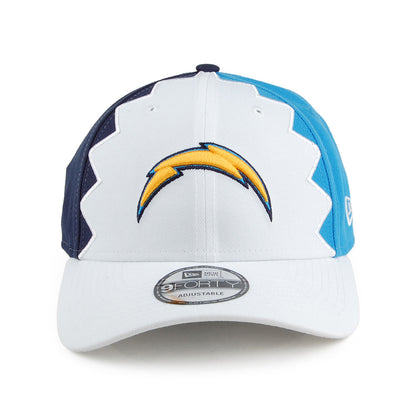 Casquette 9FORTY NFL Draft Los Angeles Chargers blanc-bleu NEW ERA
