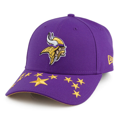 Casquette 9FORTY NFL Draft Minnesota Vikings violet NEW ERA