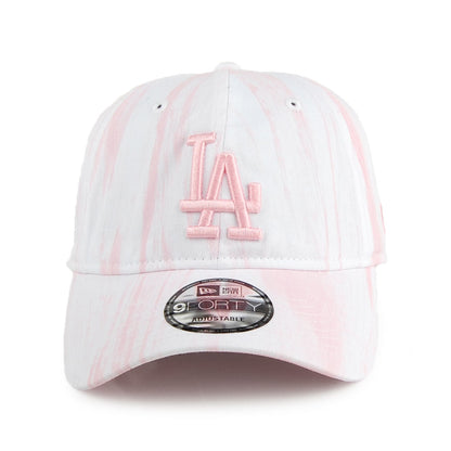 Casquette 9FORTY Tie Dye Pastel L.A. Dodgers rose-blanc NEW ERA