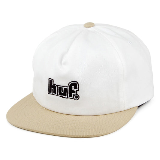 Casquette Strapback en Coton 1993 Logo blanc HUF
