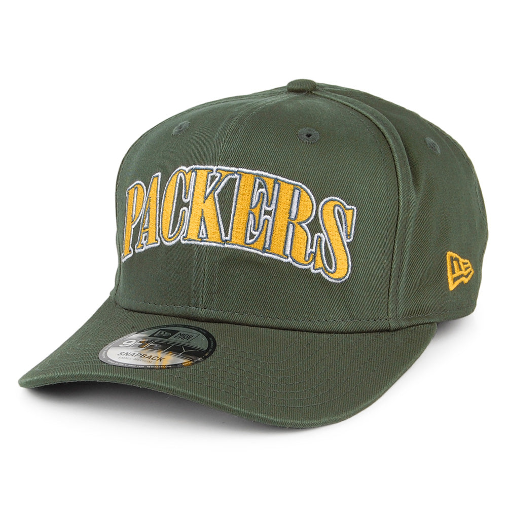 Casquette Snapback 9FIFTY NFL Pre-Curved Green Bay Packers vert NEW ERA