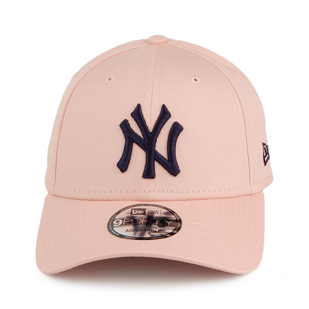 Casquette 9FORTY MLB League Essential New York Yankees rose-bleu marine NEW ERA