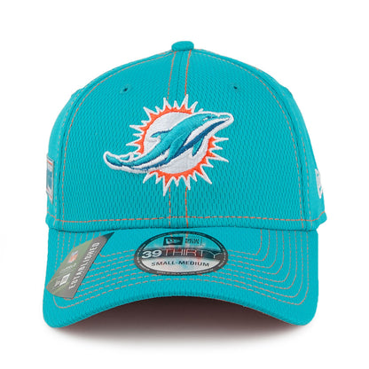 Casquette 39THIRTY NFL Onfield Road Miami Dolphins bleu sarcelle NEW ERA