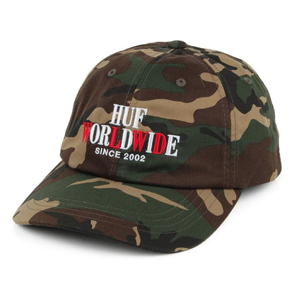 Casquette à Visière Incurvée Huf Or Die camouflage HUF