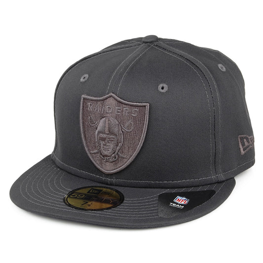Casquette 59FIFTY NFL Team Tonal Las Vegas Raiders gris foncé NEW ERA
