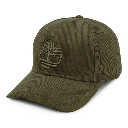 Casquette en Velours Côtelé Logo olive TIMBERLAND
