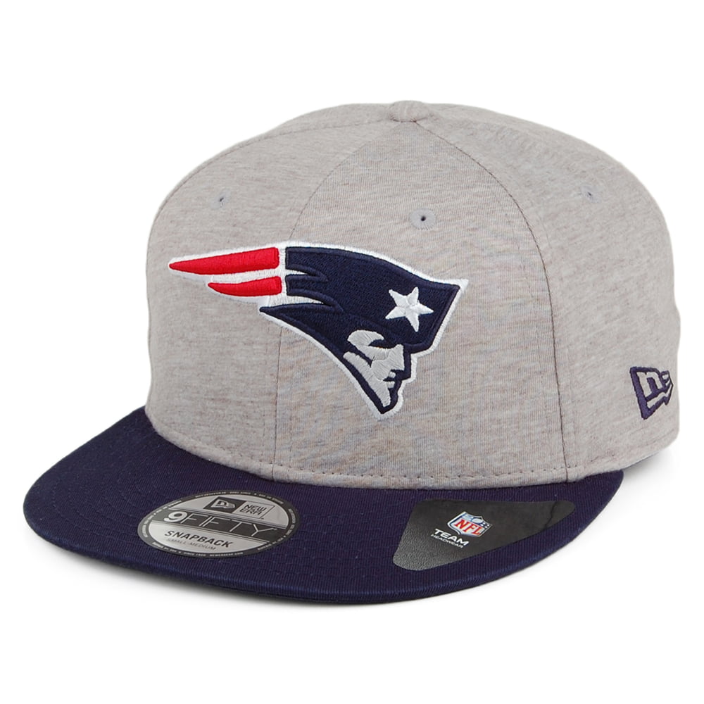 Casquette Snapback 9FIFTY NFL Jersey Essential New England Patriots gris-marine NEW ERA