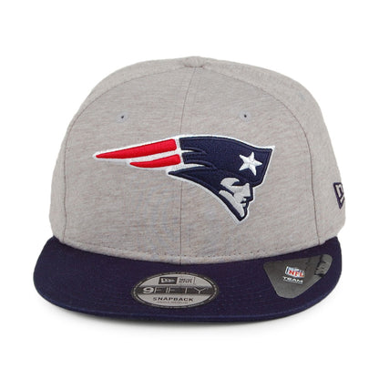 Casquette Snapback 9FIFTY NFL Jersey Essential New England Patriots gris-marine NEW ERA