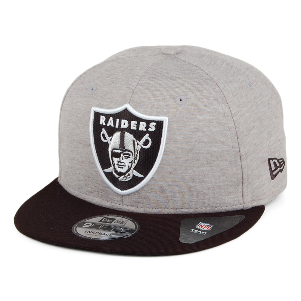 Casquette Snapback 9FIFTY NFL Jersey Essential Oakland Raiders gris-noir NEW ERA