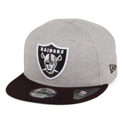 Casquette Snapback 9FIFTY NFL Jersey Essential Oakland Raiders gris-noir NEW ERA