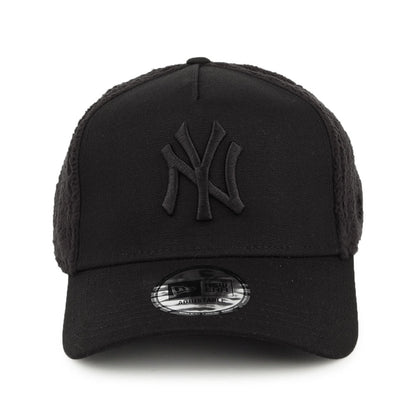 Casquette Trucker MLB Sherpa New York Yankees noir NEW ERA