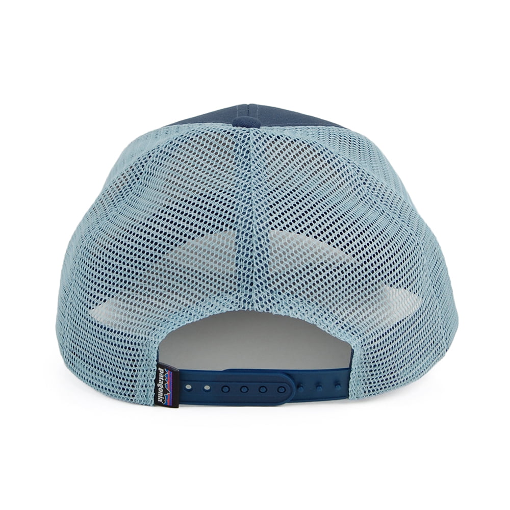 Casquette Trucker en Coton Bio Protect Your Peaks bleu PATAGONIA