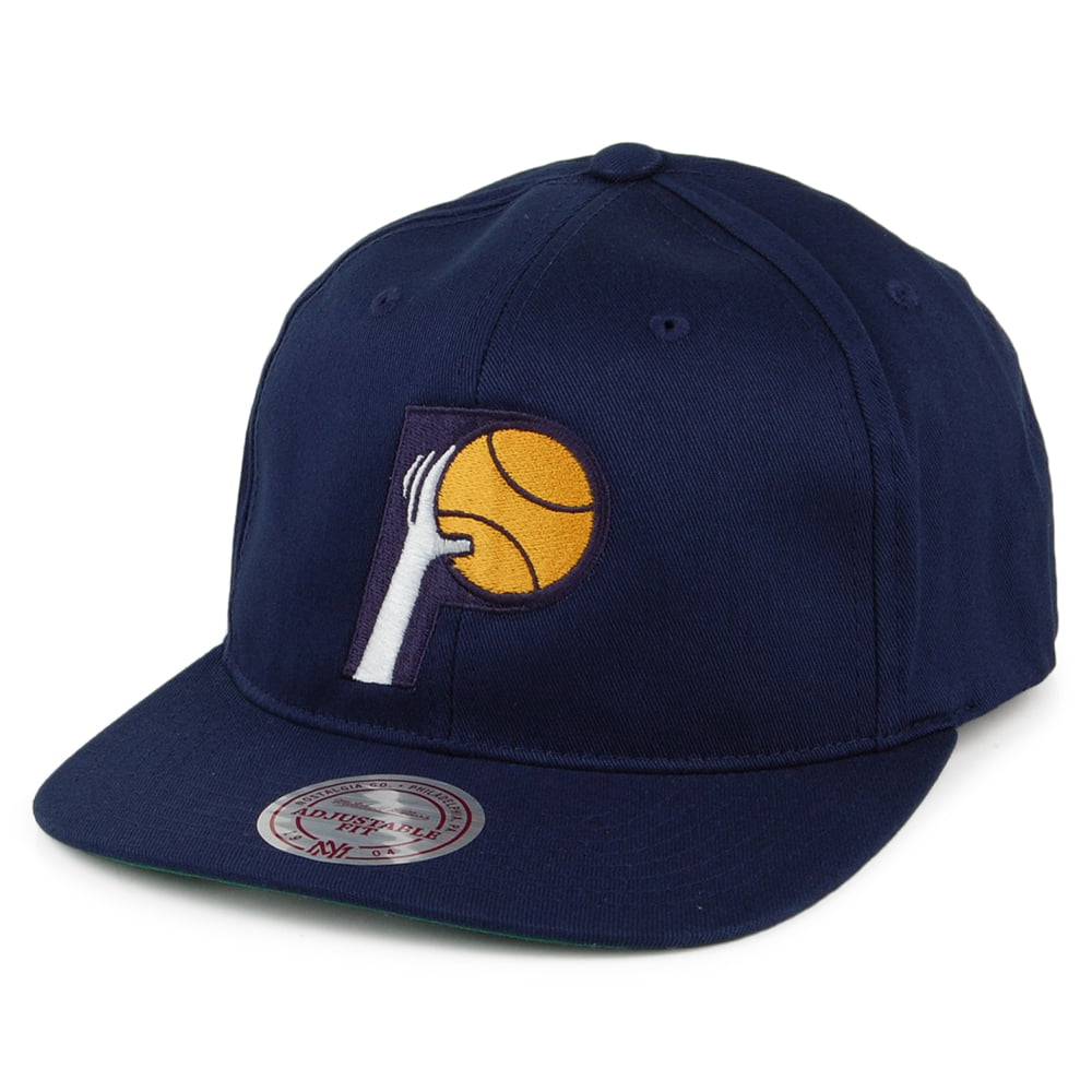 Casquette Snapback Team Logo Deadstock Indiana Pacers bleu marine MITCHELL & NESS
