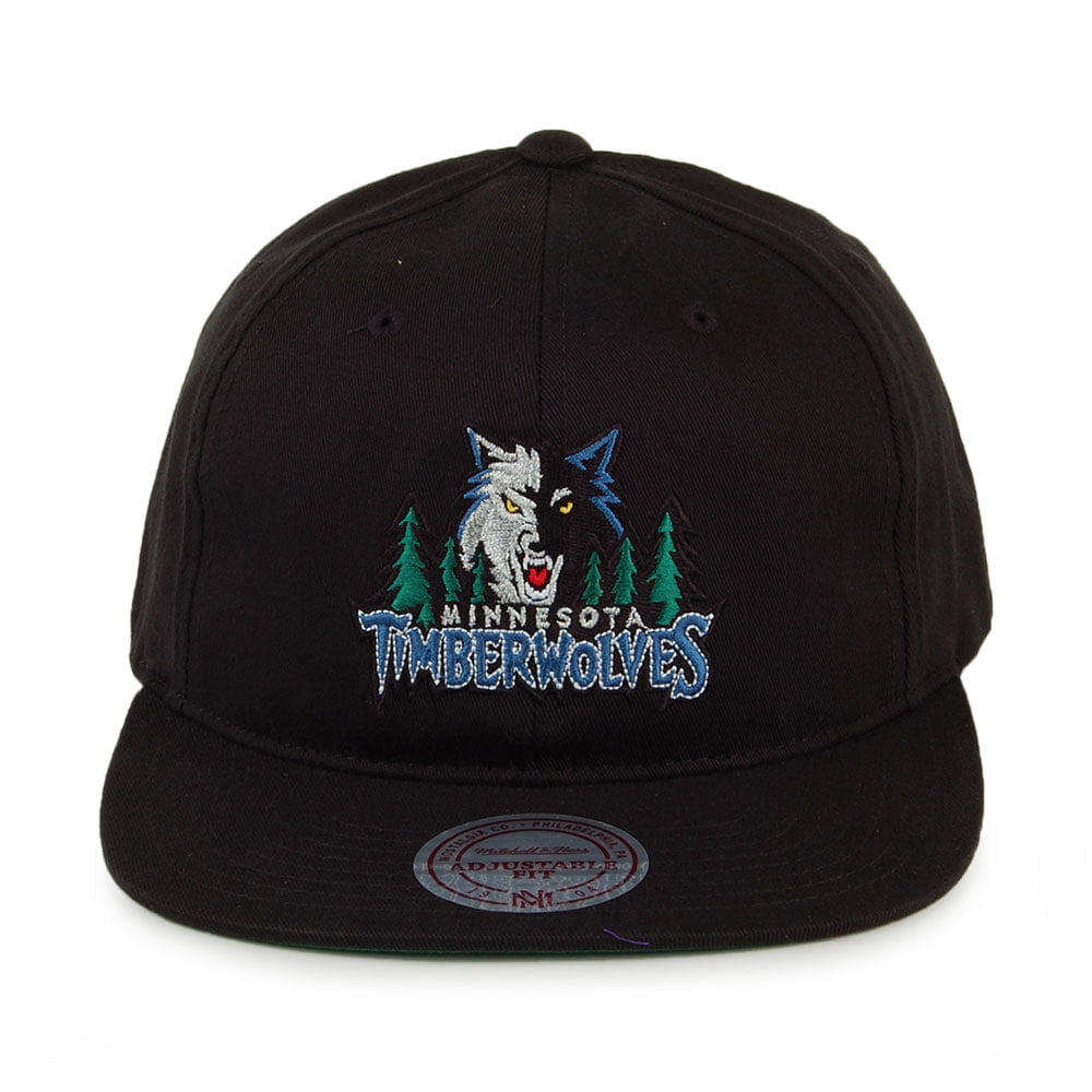 Casquette Logo Deadstock Minnesota Timberwolves noir MITCHELL & NESS
