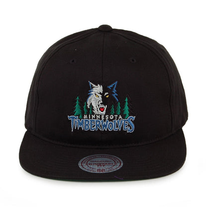 Casquette Logo Deadstock Minnesota Timberwolves noir MITCHELL & NESS