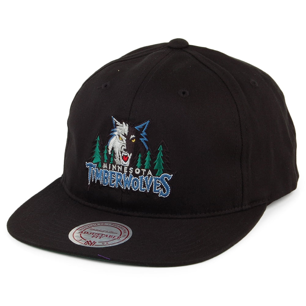 Casquette Logo Deadstock Minnesota Timberwolves noir MITCHELL & NESS
