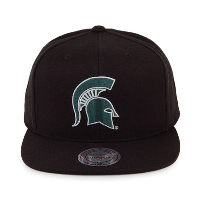 Casquette Snapback Core Wool Solid Michigan State Spartans noir MITCHELL & NESS