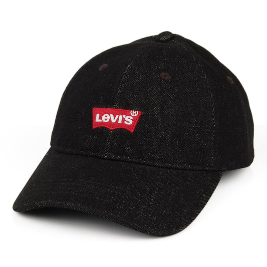Casquette en Jean Mid Batwing noir LEVI'S