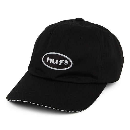 Casquette à Visière Incurvée Ellis noir HUF