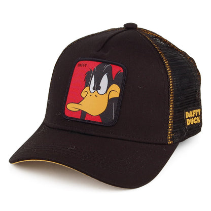 Casquette Trucker Looney Tunes Daffy Duck gris-noir CAPSLAB