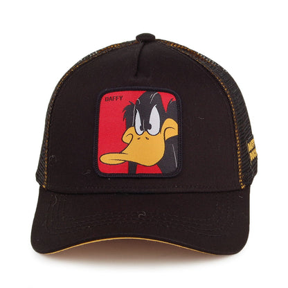 Casquette Trucker Looney Tunes Daffy Duck gris-noir CAPSLAB
