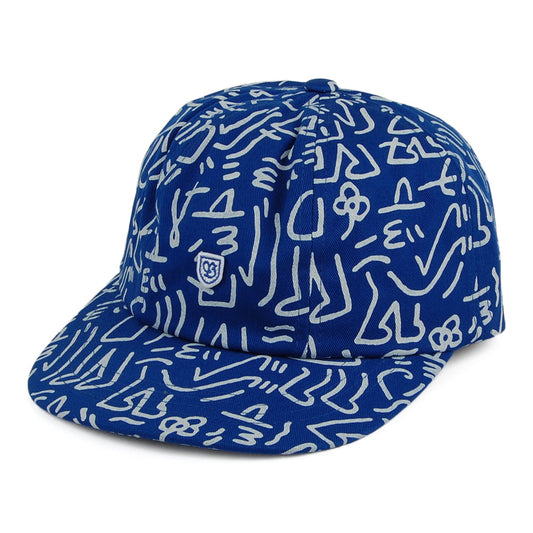 Casquette Strapback B-Shield III Lucas Beaufort bleu-blanc BRIXTON