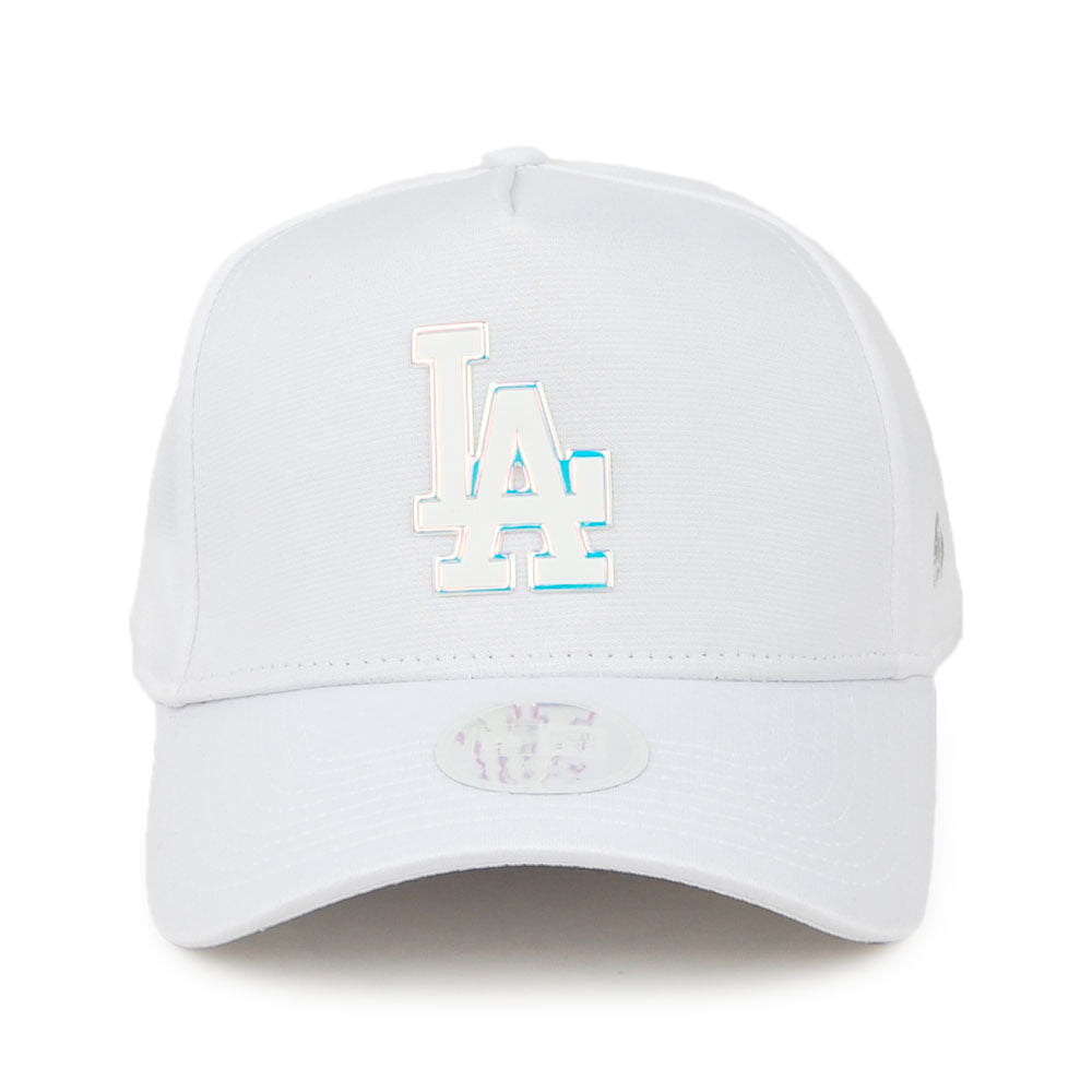 Casquette Femme A-Frame MLB Iridescent Logo L.A. Dodgers blanc NEW ERA