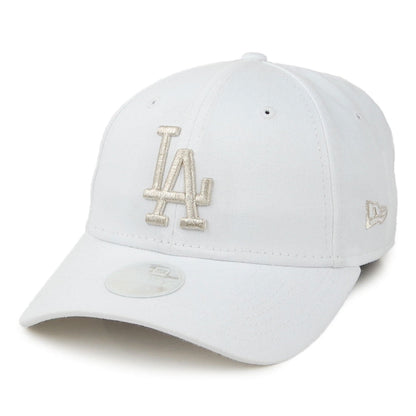 Casquette 9FORTY MLB Metallic L.A. Dodgers blanc-argenté NEW ERA