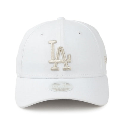 Casquette 9FORTY MLB Metallic L.A. Dodgers blanc-argenté NEW ERA