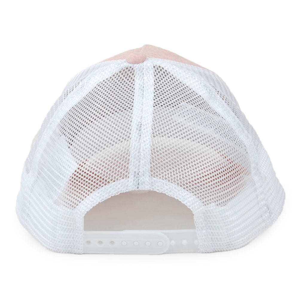 Casquette Trucker Femme A-Frame MLB Jersey Essential L.A. Dodgers rose clair NEW ERA