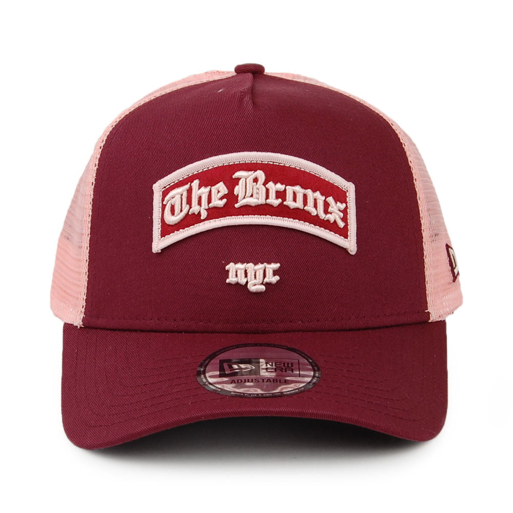 Casquette Trucker A-Frame Borough The Bronx bordeaux NEW ERA