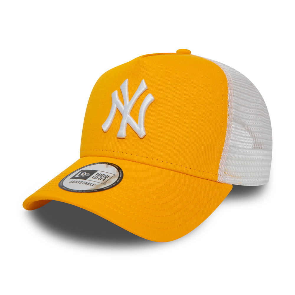 Casquette Trucker MLB League Essential New York Yankees moutarde NEW ERA