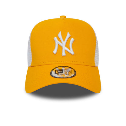 Casquette Trucker MLB League Essential New York Yankees moutarde NEW ERA