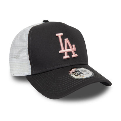 Casquette Trucker MLB League Essential L.A. Dodgers gris-rose NEW ERA