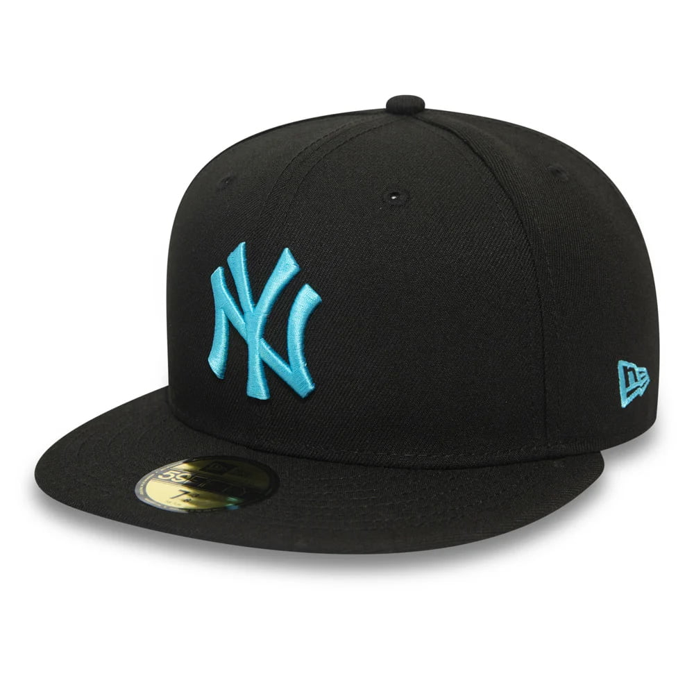 Casquette 59FIFTY MLB League Essential New York Yankees noir-bleu NEW ERA