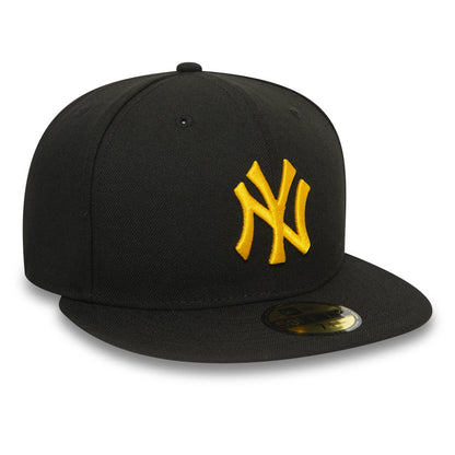 Casquette 59FIFTY MLB League Essential New York Yankees noir-jaune NEW ERA