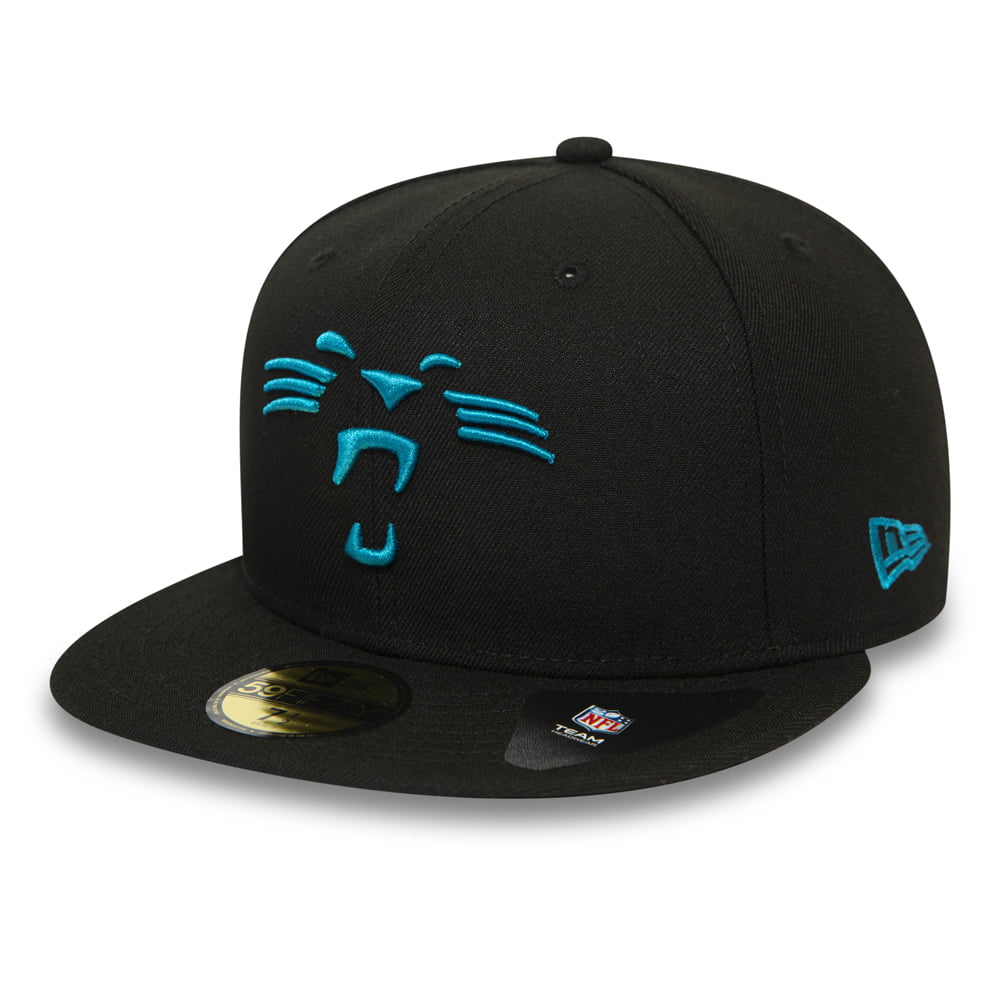 Casquette 59FIFTY NFL Team Tonal Shadow Logo Carolina Panthers noir NEW ERA