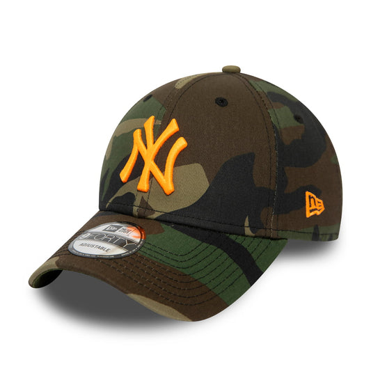 Casquette 9FORTY MLB Camo Essential New York Yankees camouflage-orange NEW ERA