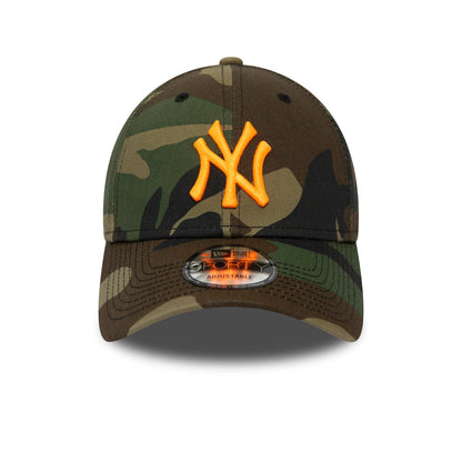 Casquette 9FORTY MLB Camo Essential New York Yankees camouflage-orange NEW ERA
