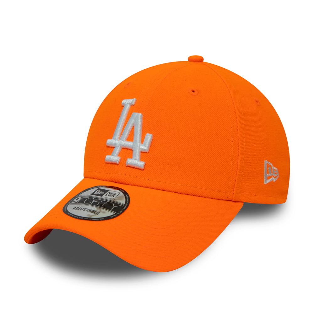Casquette 9FORTY MLB League Essential Neon Pack L.A. Dodgers orange fluo NEW ERA