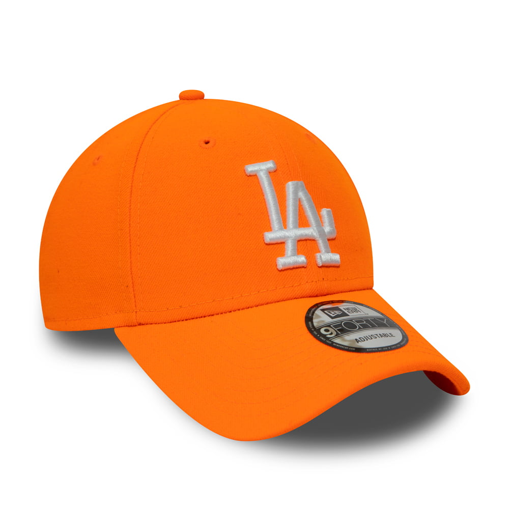 Casquette 9FORTY MLB League Essential Neon Pack L.A. Dodgers orange fluo NEW ERA