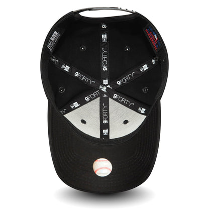 Casquette 9FORTY MLB Stretch Snap L.A. Dodgers noir sur noir NEW ERA