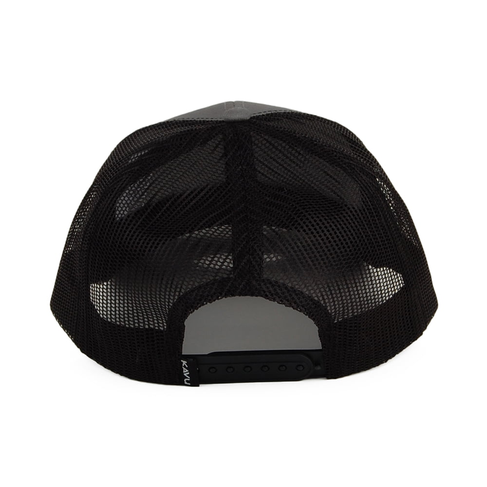 Casquette Trucker en Coton Sergé Above Standard anthracite KAVU