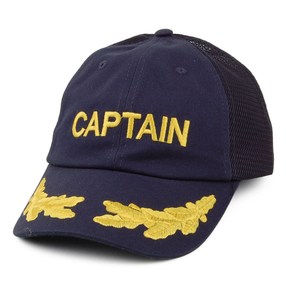 Casquette Trucker Capitaine bleu marine DORFMAN PACIFIC