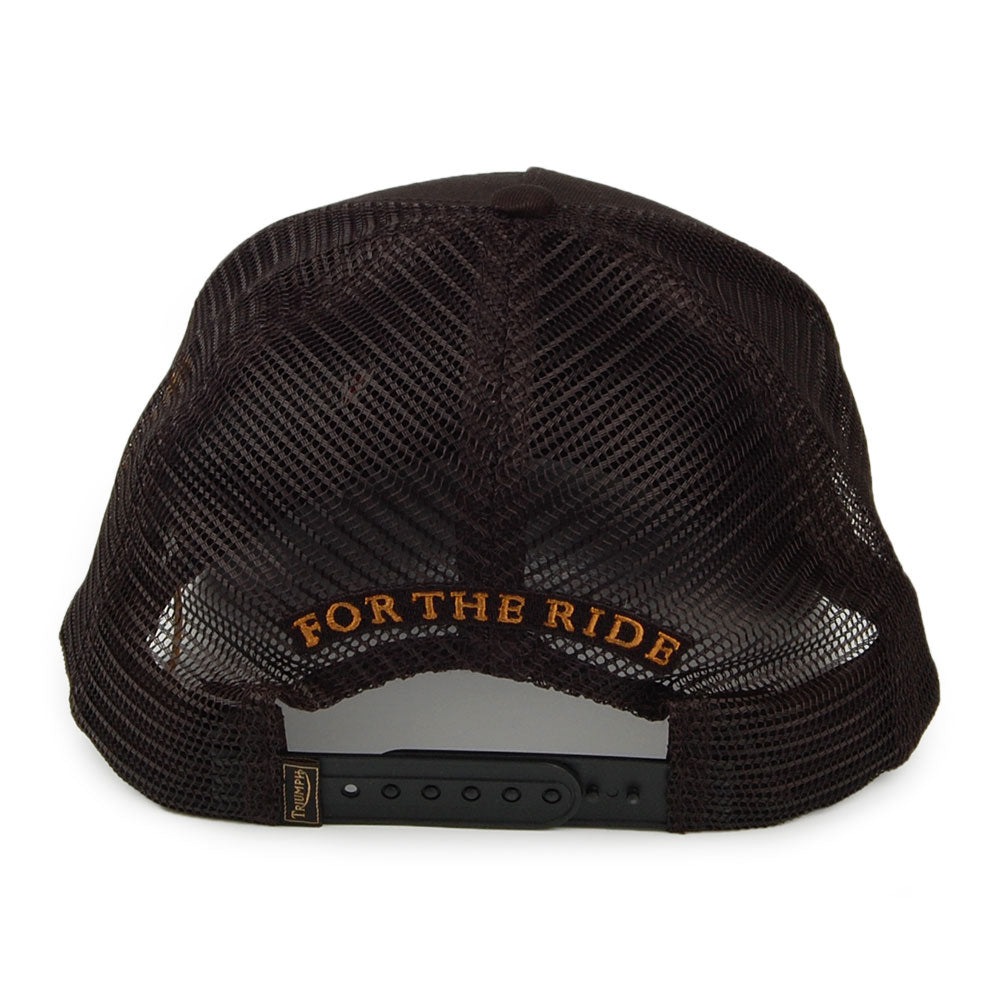 Casquette Trucker Kerosene Vintage Logo noir-doré TRIUMPH MOTORCYCLES