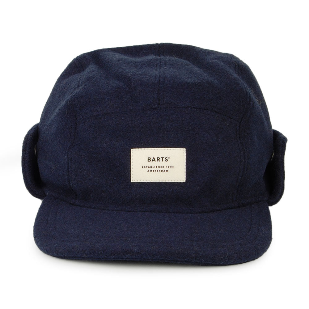Casquette 5 Panel avec Protège-Oreilles Samuen bleu marine BARTS