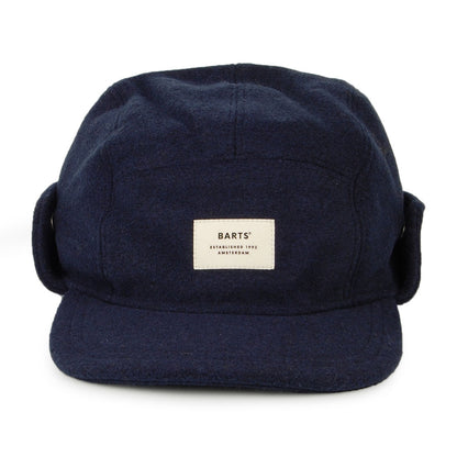 Casquette 5 Panel avec Protège-Oreilles Samuen bleu marine BARTS
