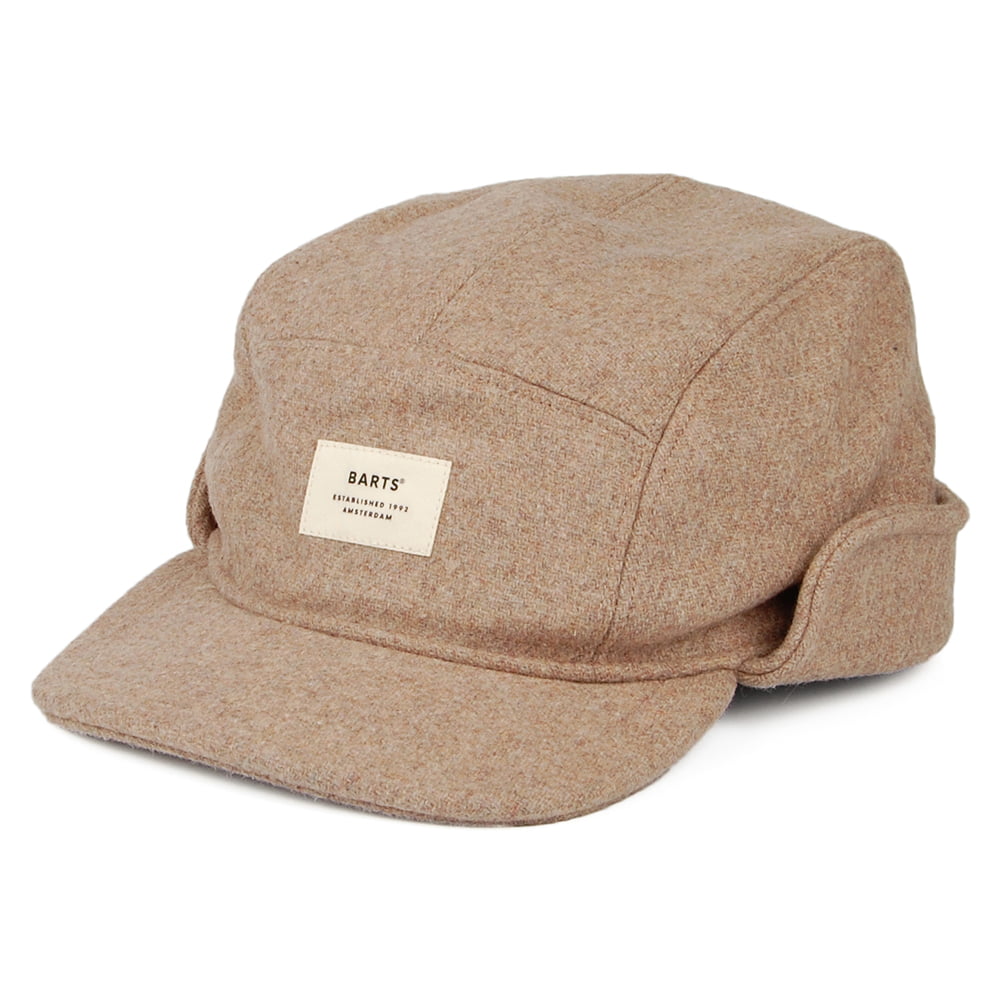 Casquette 5 Panel avec Protège-Oreilles Samuen sable BARTS