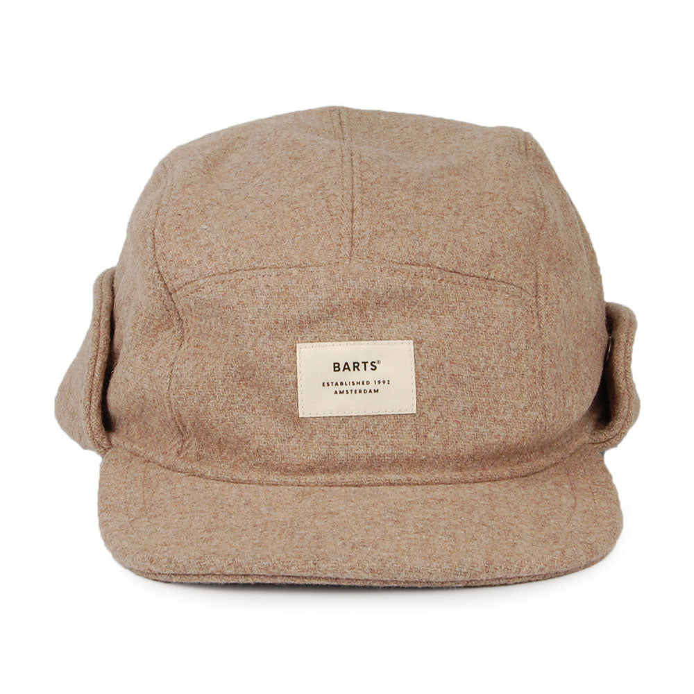 Casquette 5 Panel avec Protège-Oreilles Samuen sable BARTS